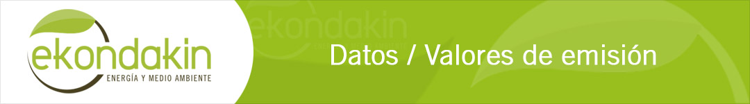 EKONDAKIN: Datos/Valores de emisión